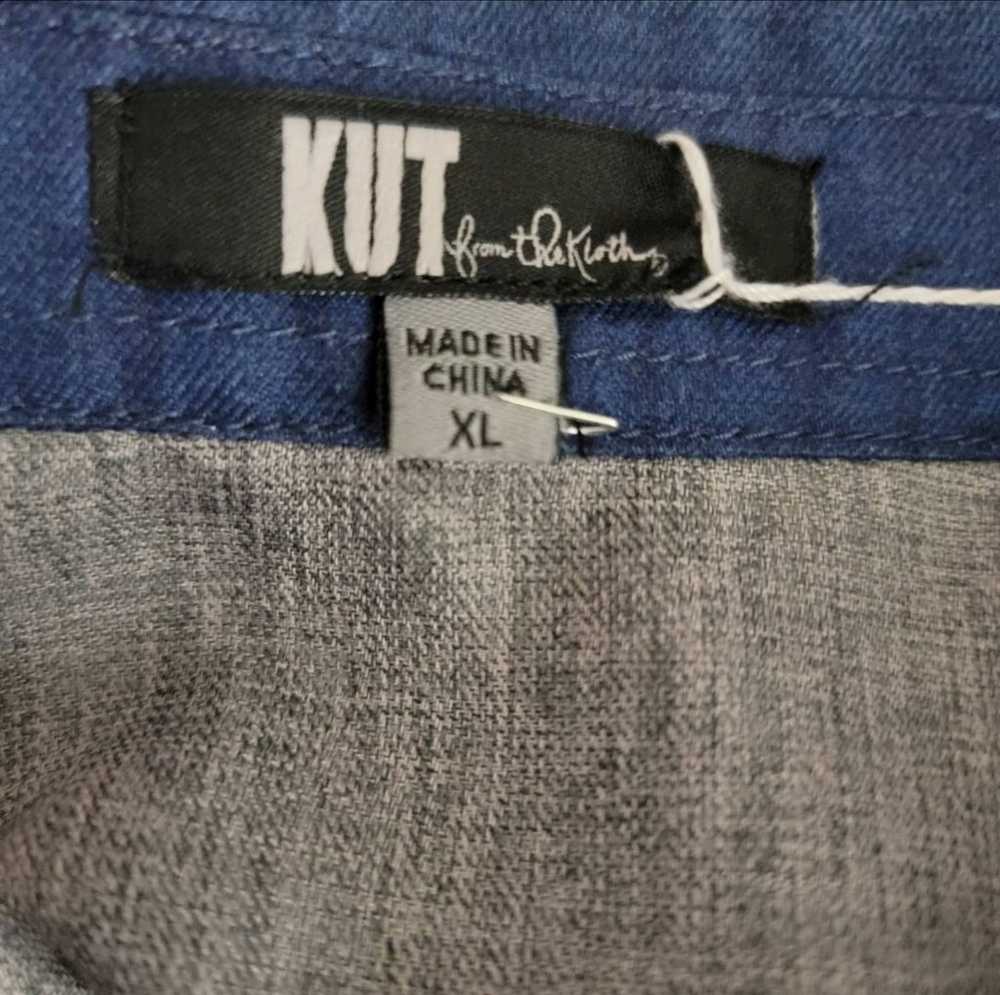 Other Kut From The Kloth XL Blue Ombre Shirt Long… - image 6
