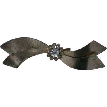 Alligator Clip Bow Tie Collar Clip