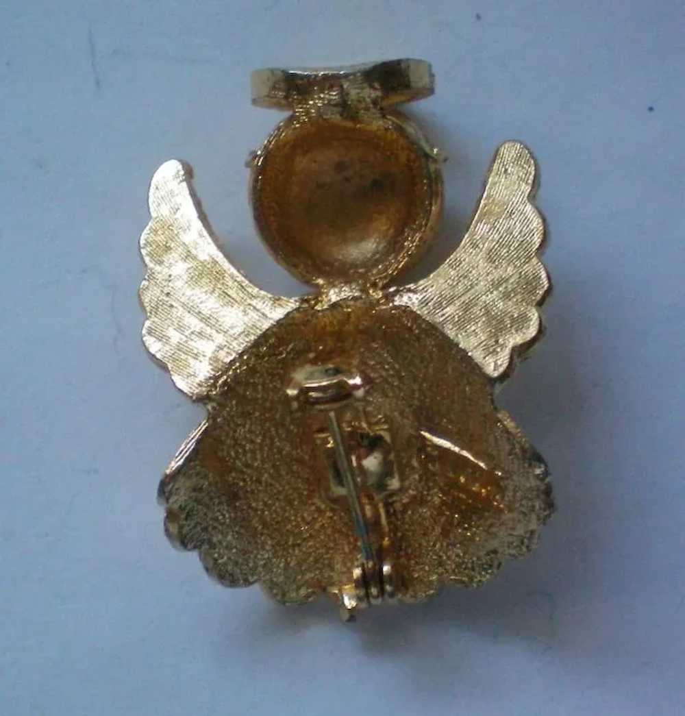 Golden Angel Pin for the Christmas or Valentines … - image 2