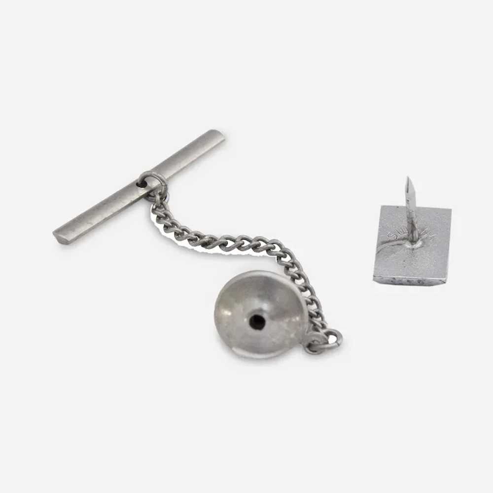 Swank Musical Note Cufflinks & Tie Tac Set - image 6