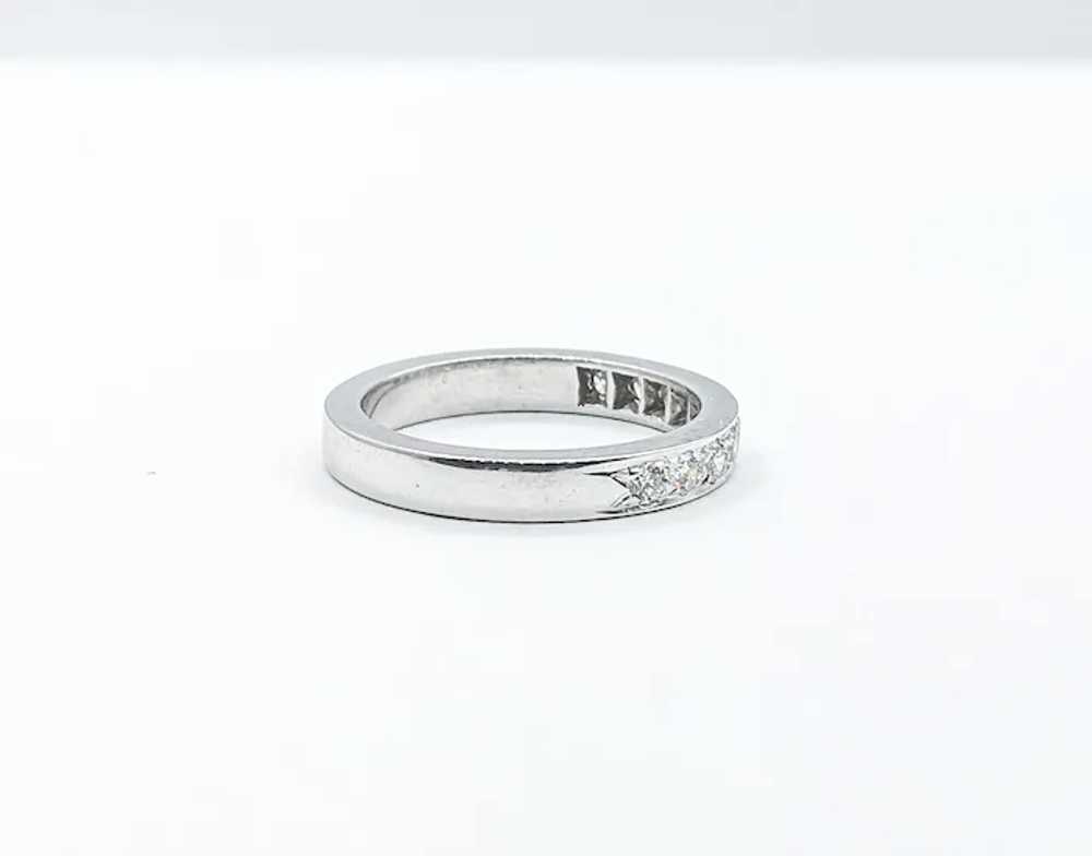 Stackable Diamond Band Ring in 18k White Gold - image 5