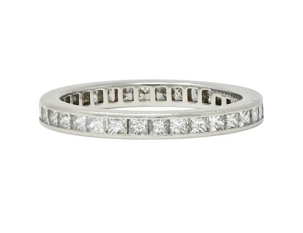 Tiffany & Co. 0.78 CTW Princess Cut Diamond Plati… - image 2