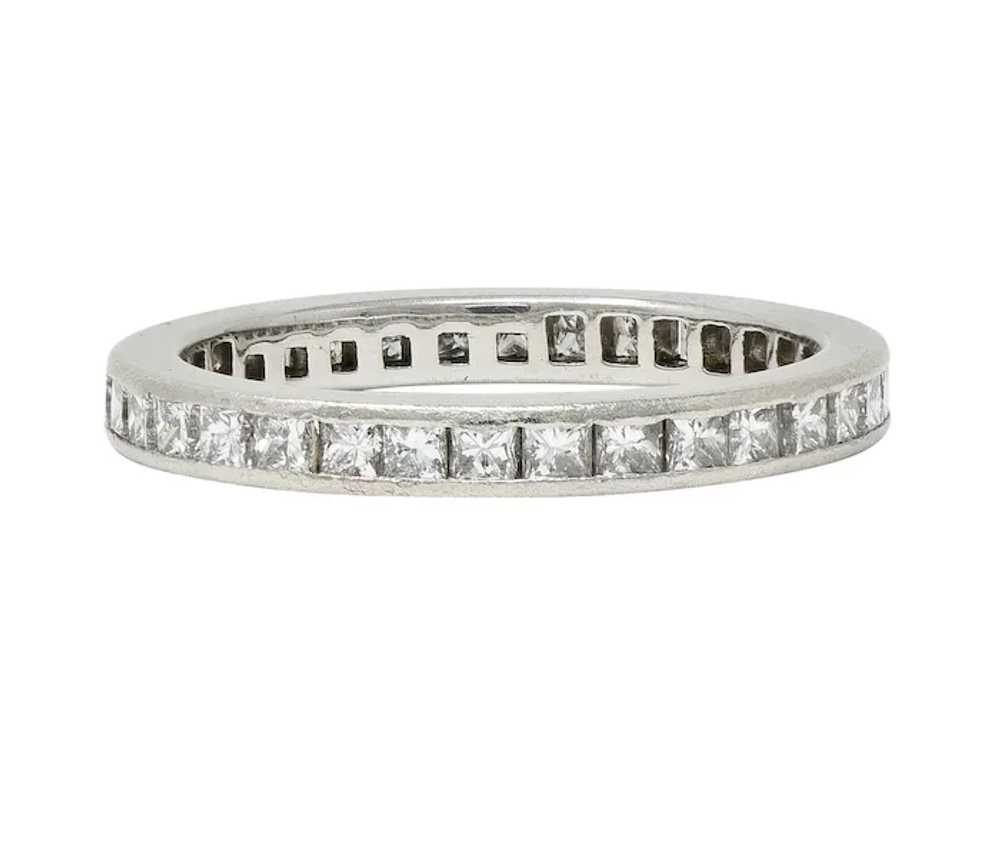 Tiffany & Co. 0.78 CTW Princess Cut Diamond Plati… - image 4