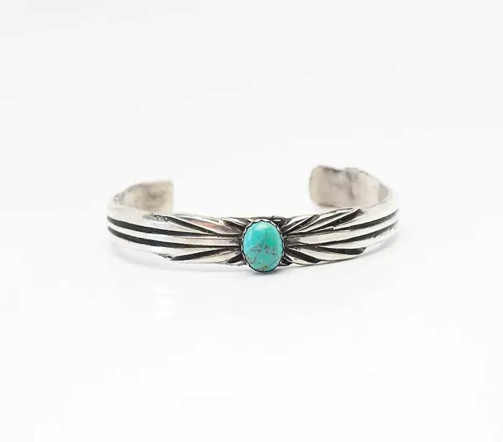 Albert Jeanette Brown sterling silver turquoise N… - image 2