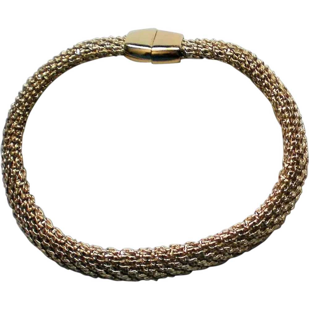 Monet Gold tone Chain Bracelet - image 1