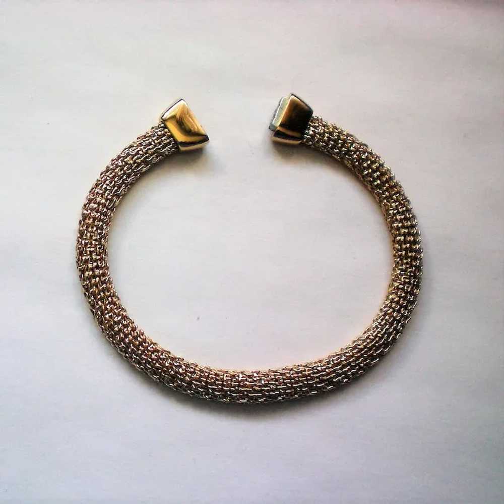 Monet Gold tone Chain Bracelet - image 2