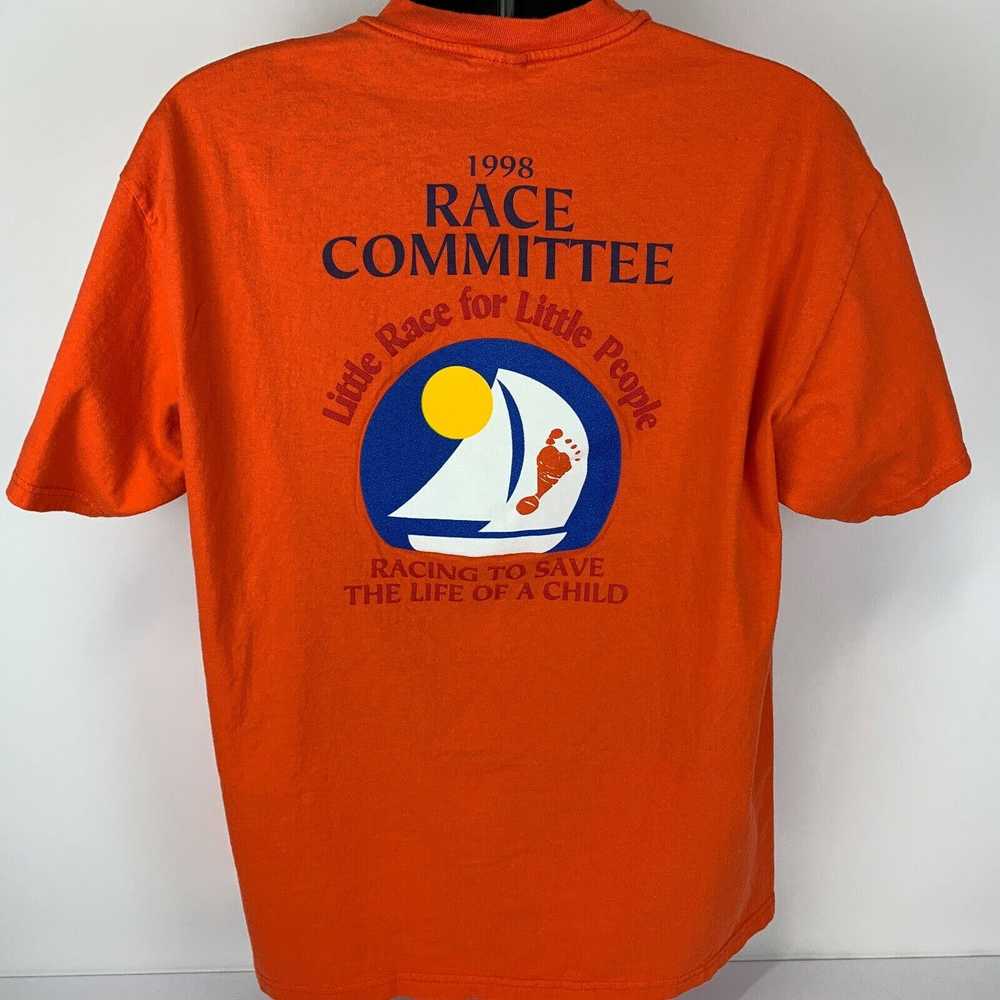 Vintage Shelter Island Marina Race Vintage 90s T … - image 3