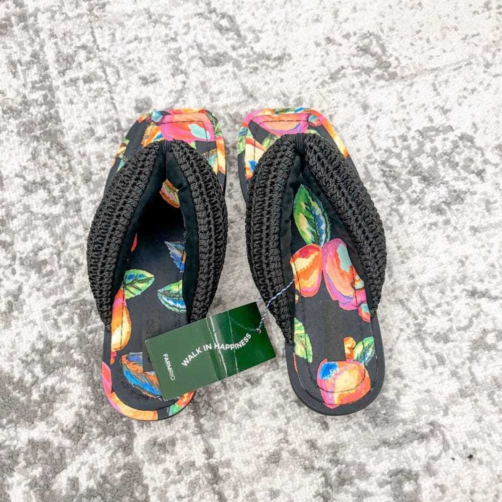 Farm Rio Cloth flip flops - image 10