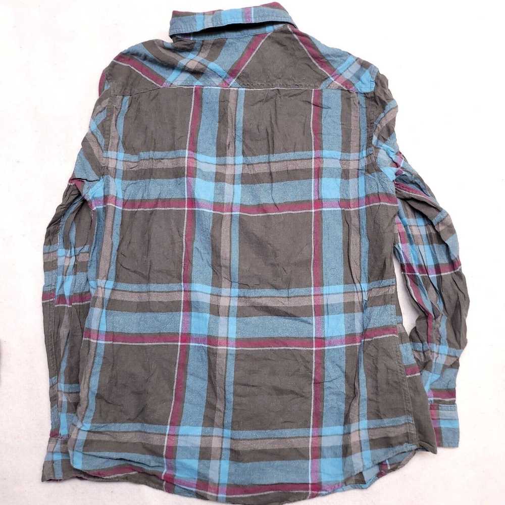 Mossimo Mossimo Madras Flannel Shirt Mens Size La… - image 10