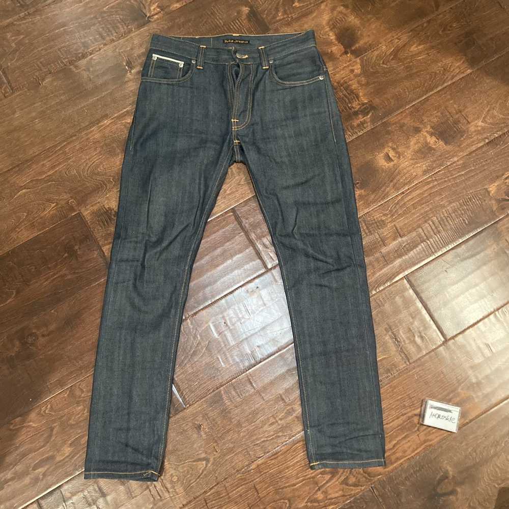 Nudie Jeans nudies thin finn dry comfort selvege … - image 1