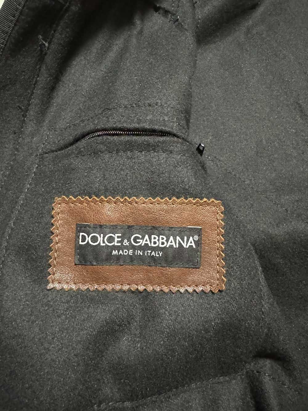 Dolce & Gabbana Dolce & Gabbana ZIP-UP Felt Pipin… - image 10