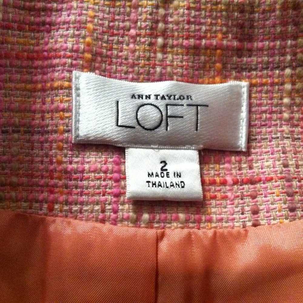 Loft LOFT BY ANN TAYLOR WOMEN'S PINK 100%COTTON J… - image 7