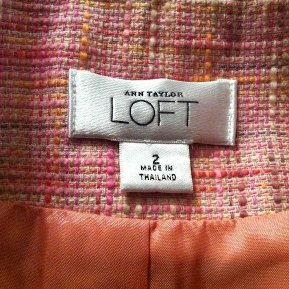 Loft LOFT BY ANN TAYLOR WOMEN'S PINK 100%COTTON J… - image 8