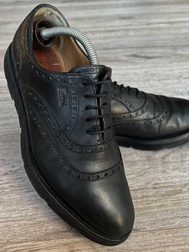 Gucci × Luxury GUCCI GG Logo Oxfords Brogues Leat… - image 1