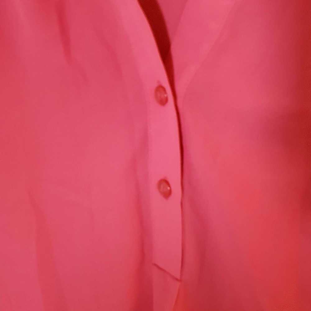 Other Halogen Barbiecore Bright Hot Pink Blouse w… - image 5