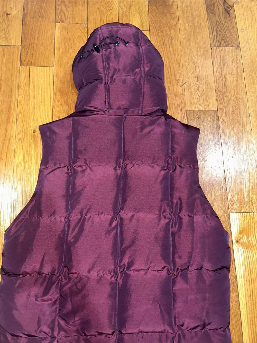 Supreme upreme Burgundy Iridescent Vest XL Authen… - image 4