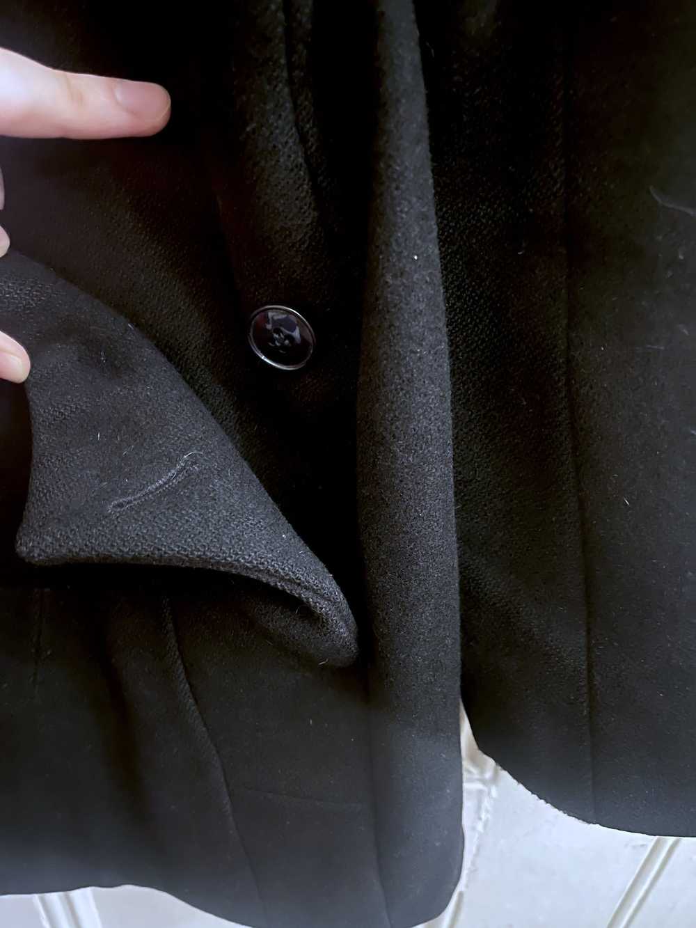 Raf Simons AW08 Complex Panel Wool Coat in Black - image 6