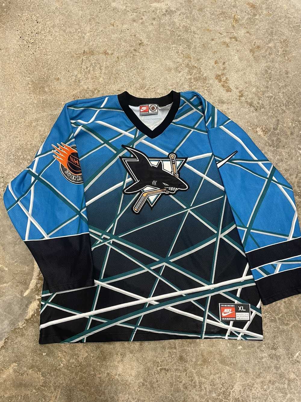 NHL × Nike Nike Vintage San Jose Sharks NHL Hocke… - image 1