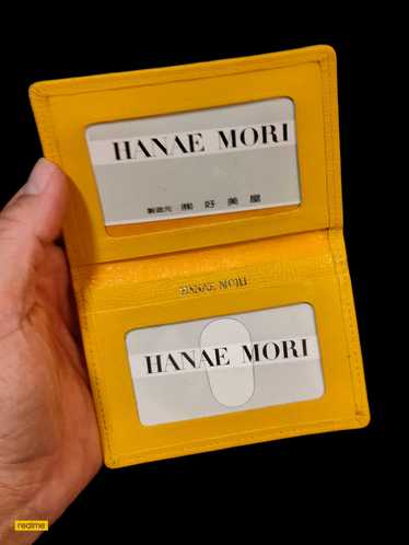 Hanae Mori WALLET CARD HANAE MORI YELLOW ELEGANCE 