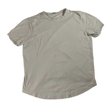 Natural/Heather Grey Pacific Twill One Pocket Shirt - Buck Mason
