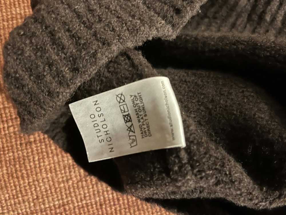 Studio Nicholson Studio Nicholson Brown Wool-Blen… - image 5