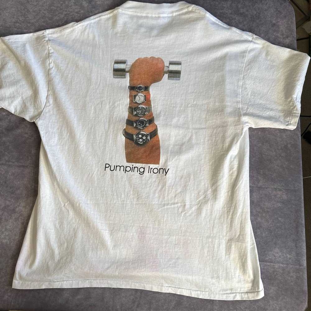 Delta Vintage Swatch Irony Pumping Irony T-Shirt … - image 5