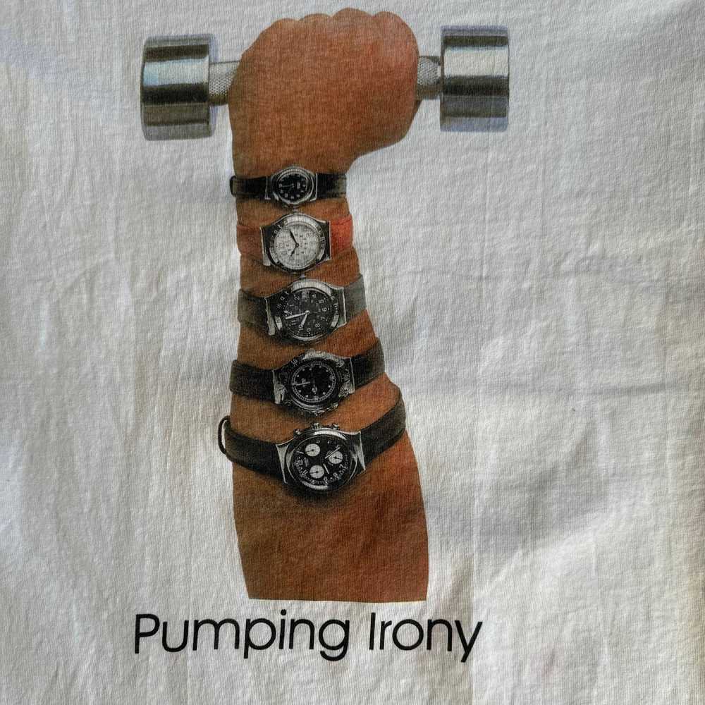 Delta Vintage Swatch Irony Pumping Irony T-Shirt … - image 6