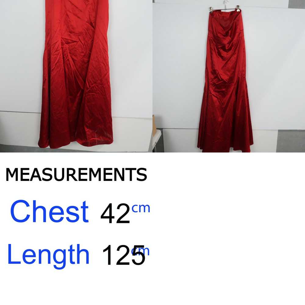 Vintage Coast Womens Dress Size 14 Red Sleeveless… - image 4