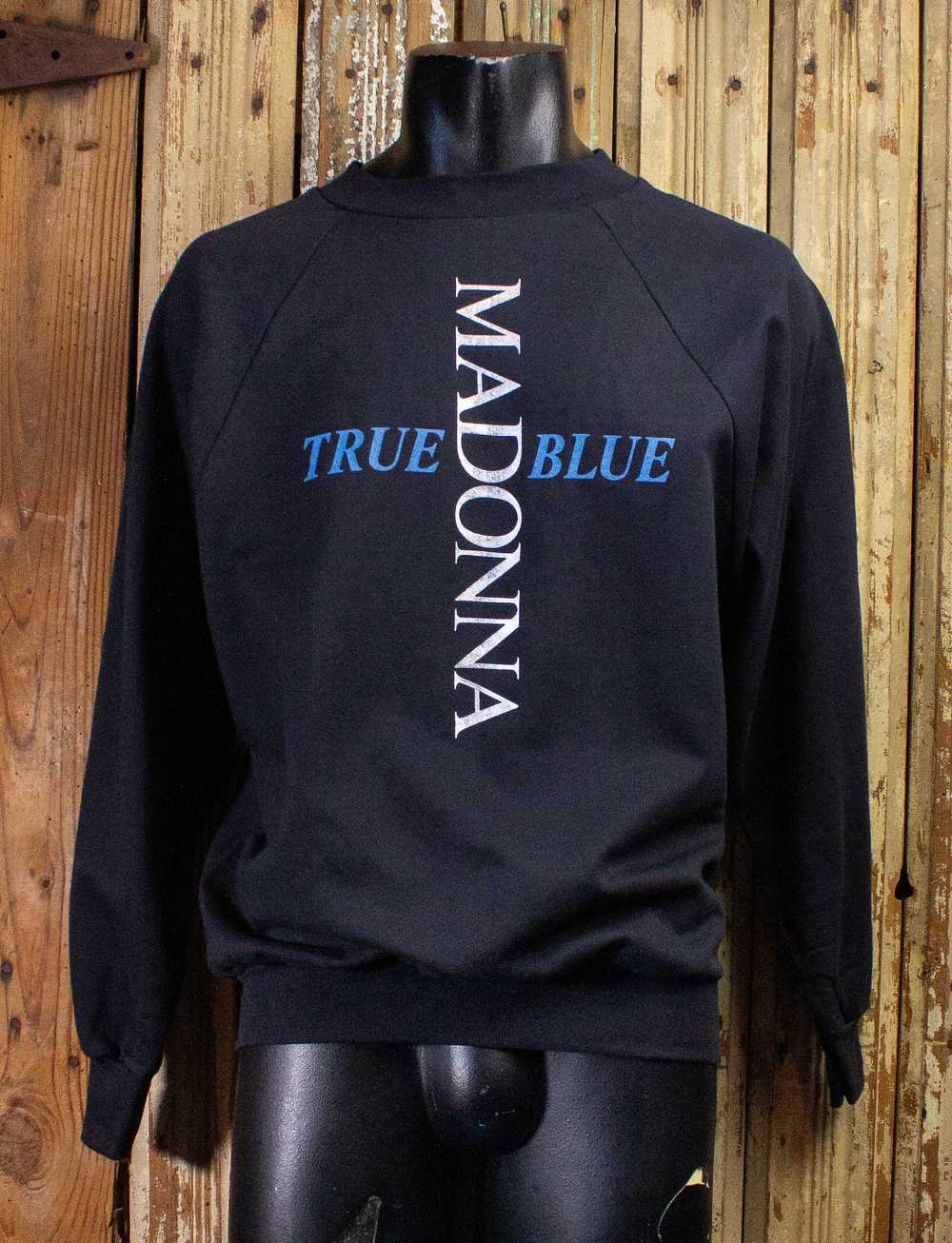 Band Tees × Vintage Vintage Madonna True Blue Con… - image 1