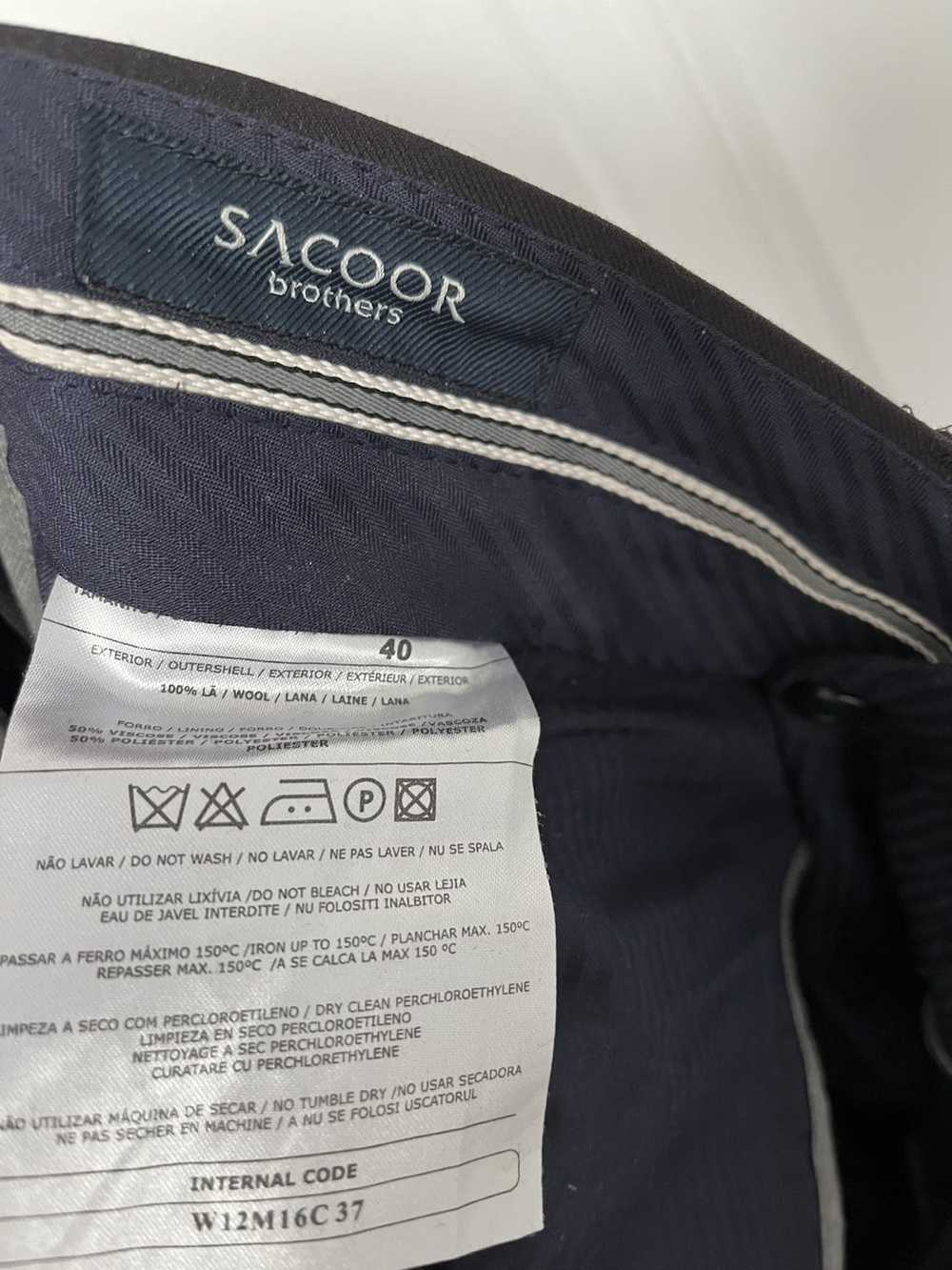 Sacoor Brothers Sacoor Brothers Navy Suit - size … - image 3