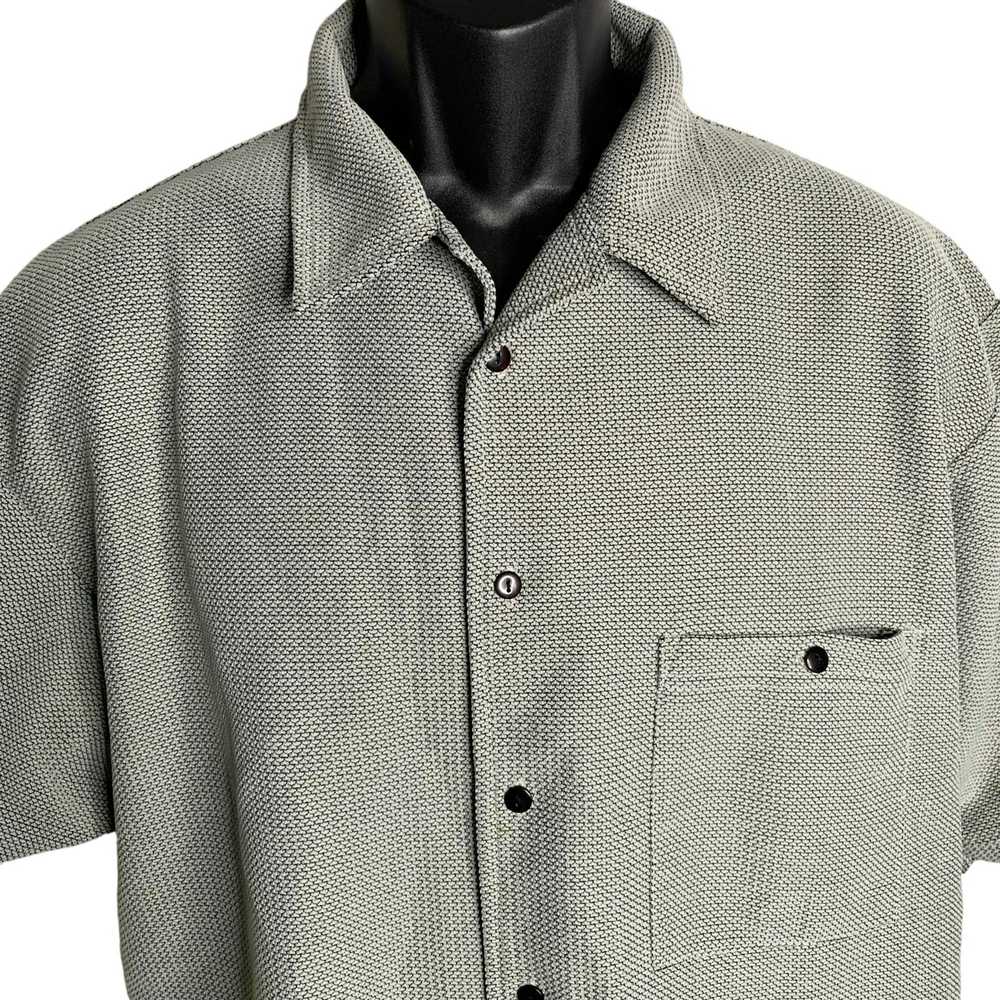 Vintage Vintage 90s Adolfo Button Up Club Shirt L… - image 2