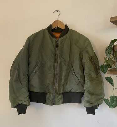 Buzz Rickson's Buzz Ricksons Green MA-1 Bomber Ja… - image 1