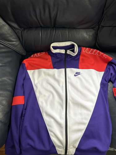Nike Nike Vintage Track Jacket White Purple Medium