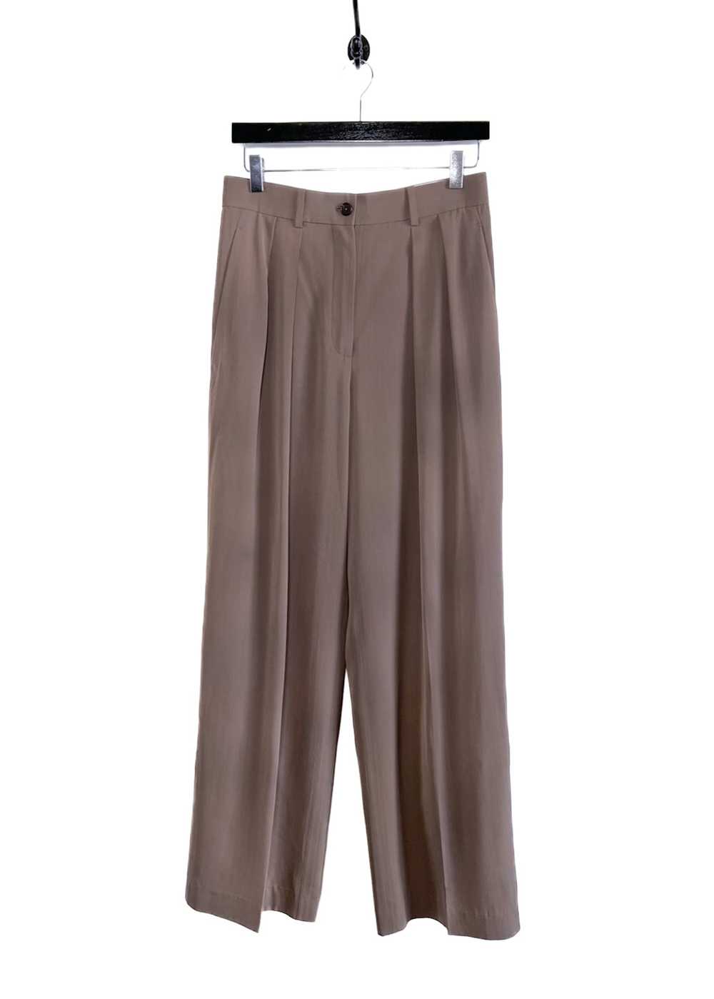 The Row The Row Wide Leg Brown Viscose Pants - image 1
