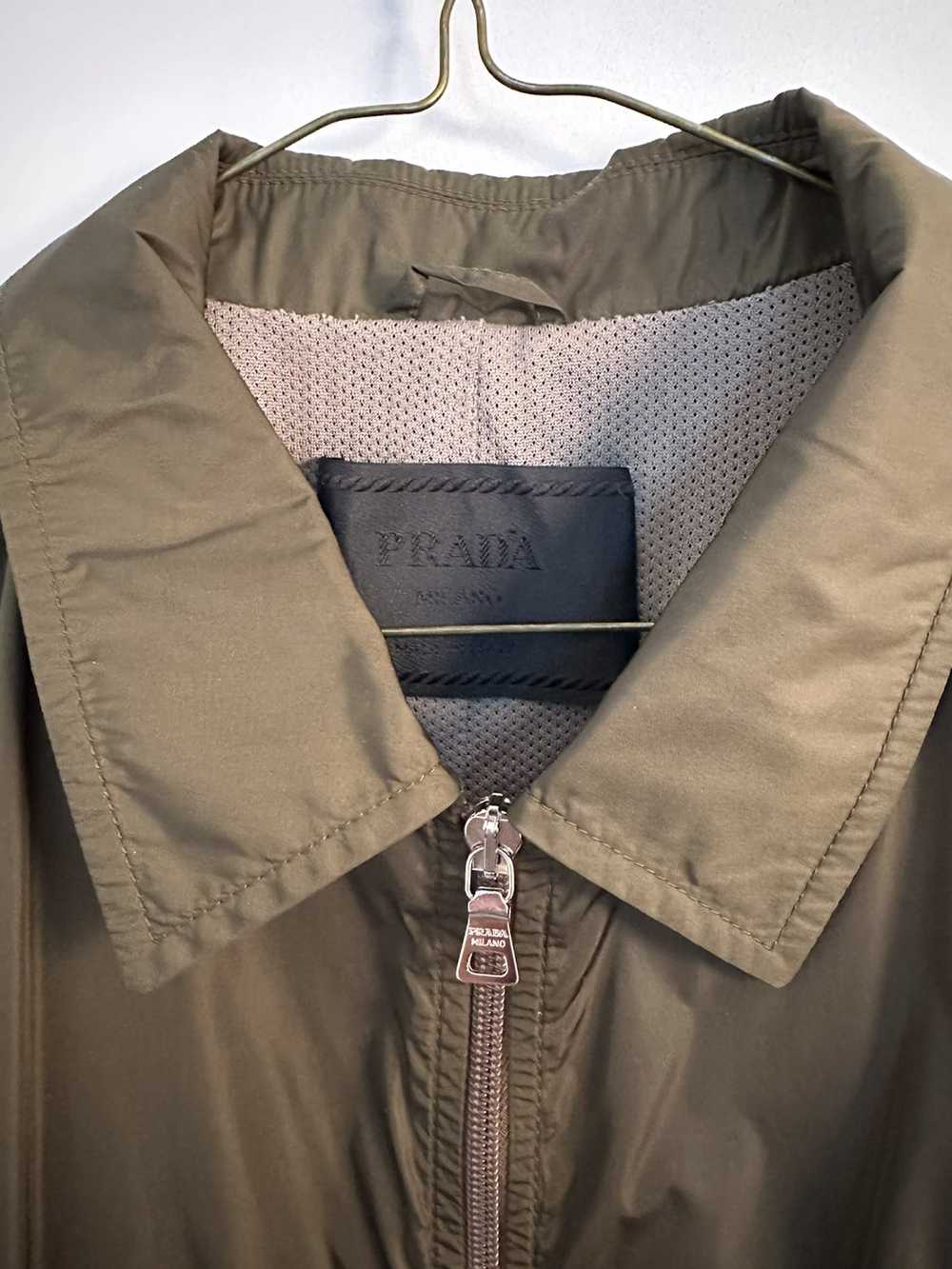 Prada × Vintage Army Green Shell Jacket - image 3