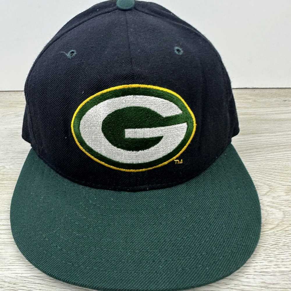 New Era Green Bay Packers 6 5/8 Hat Black New Era… - image 2