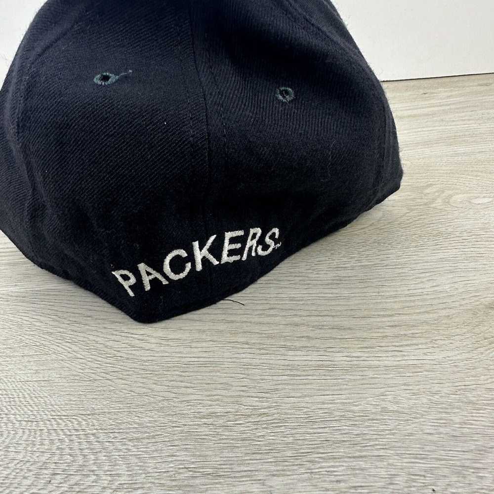 New Era Green Bay Packers 6 5/8 Hat Black New Era… - image 5