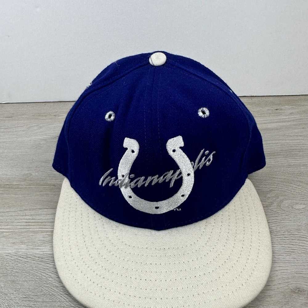 New Era Indianapolis Colts 6 3/4 Hat NFL Vintage … - image 4