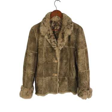 Mink Fur Coat × Raccoon Fur Sash × Vintage Vtg Re… - image 1