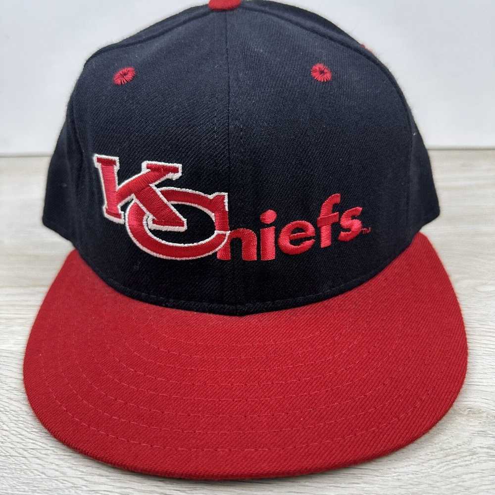 New Era Vintage Kansas City Chiefs 6 7/8 Hat KC B… - image 1