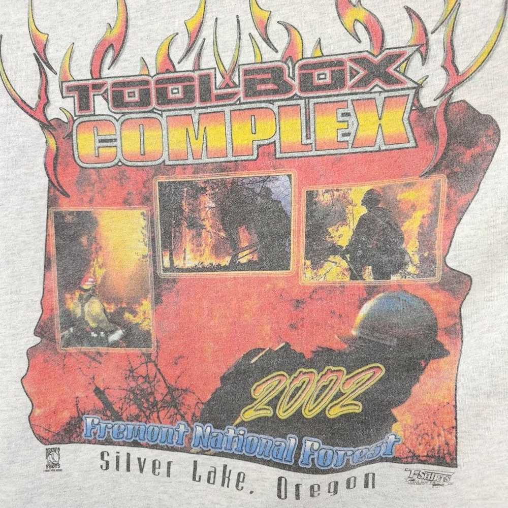 Vintage Oregon Forest Fire T Shirt Mens Size XL V… - image 4