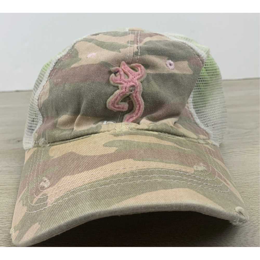 Other Browning Hunt Hat Green Camo Hat Adjustable… - image 1