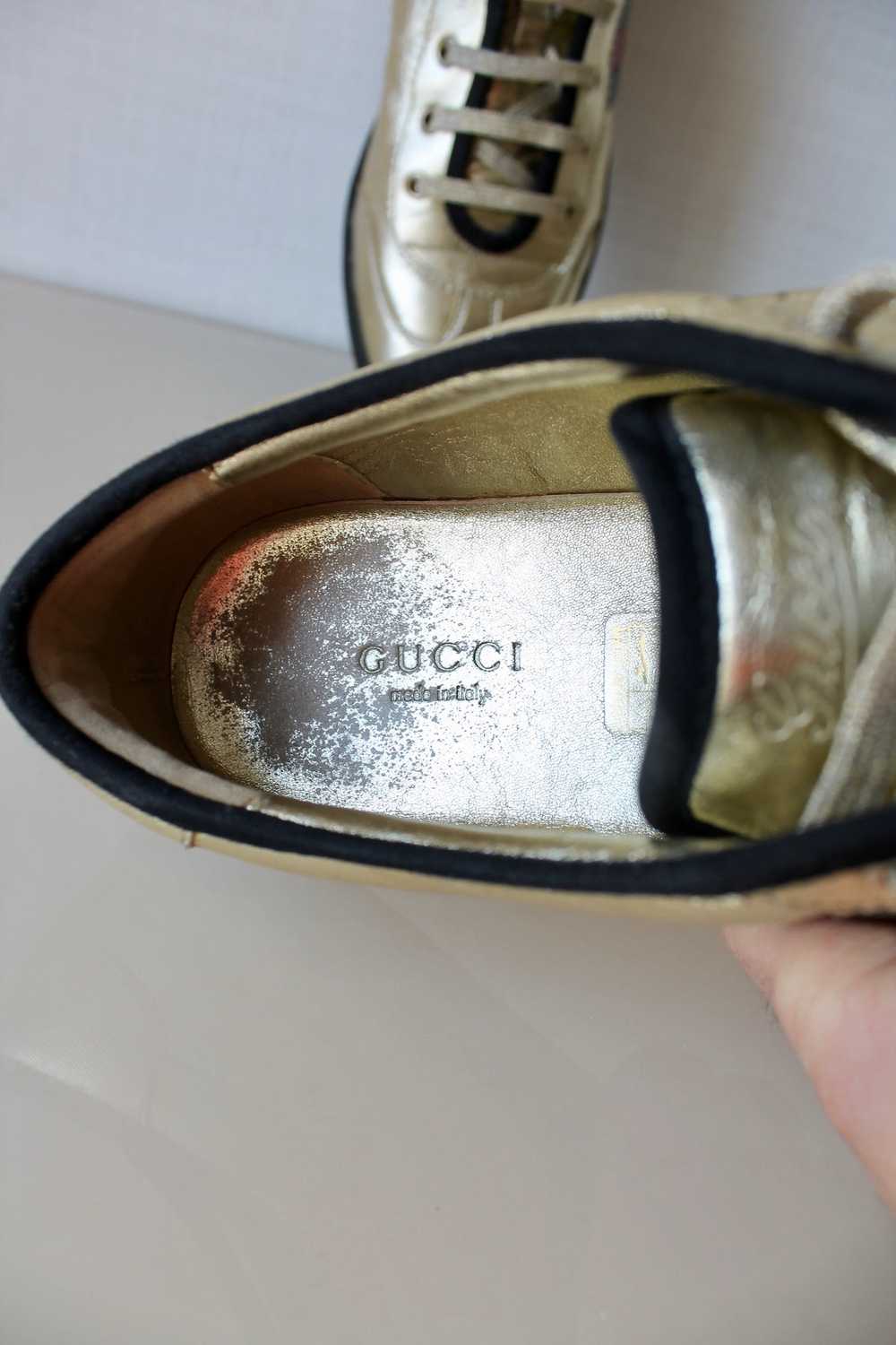 Gucci × Italian Designers × Vintage GUCCI Gold Me… - image 12