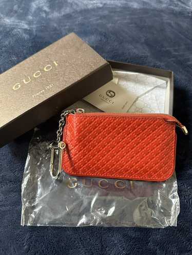 Gucci Gucci Coin Case Key Chain Mini Wallet Diaman