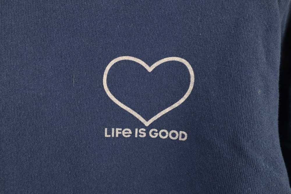 Life Is Good Life Is Good Spell Out Heart Terry C… - image 4