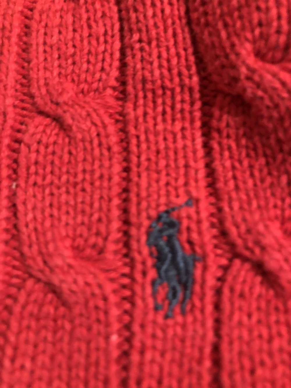 Polo Ralph Lauren Vintage Polo knitted red sweater - image 3