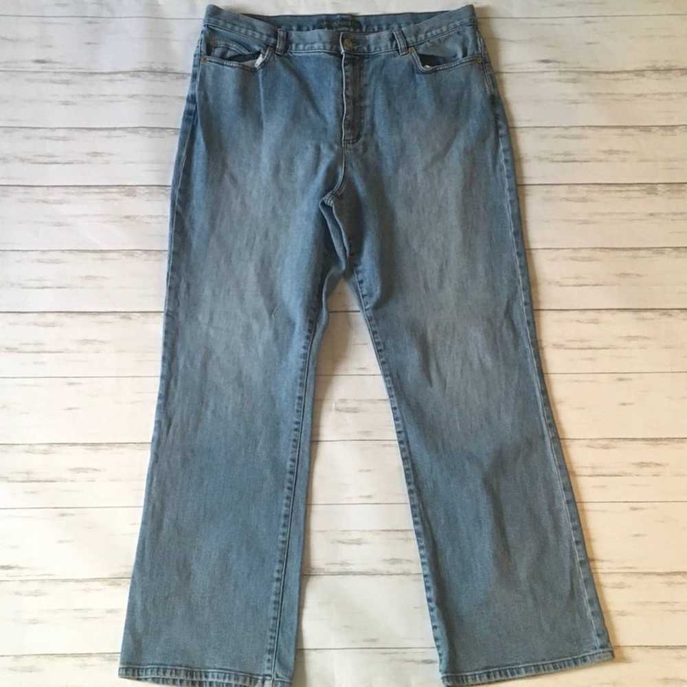 Vintage womens jeans Light Wash Ralph Lauren rela… - image 3