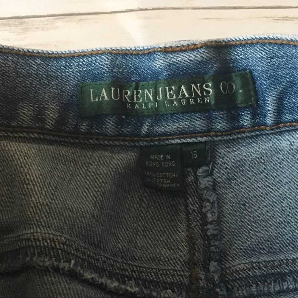 Vintage womens jeans Light Wash Ralph Lauren rela… - image 4