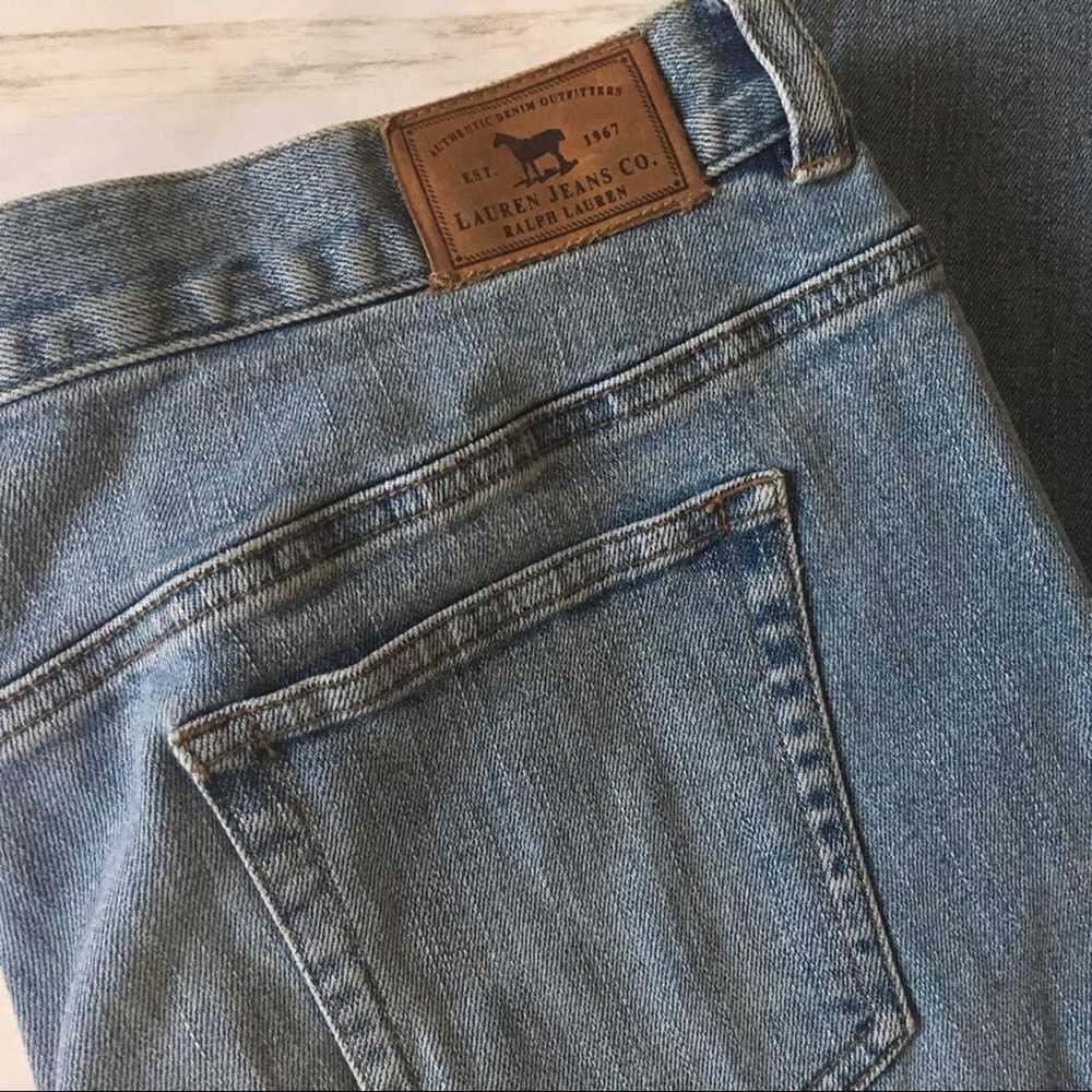 Vintage womens jeans Light Wash Ralph Lauren rela… - image 7