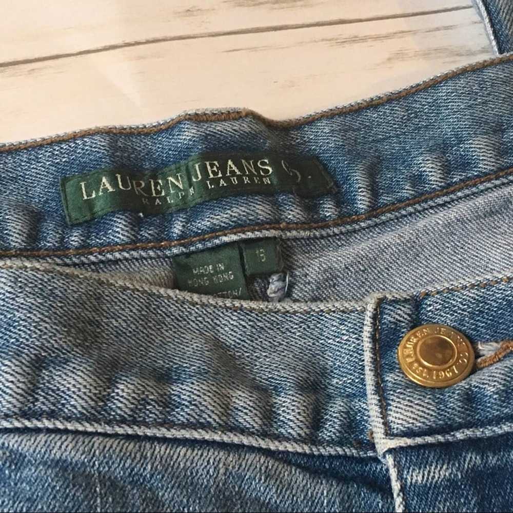 Vintage womens jeans Light Wash Ralph Lauren rela… - image 8